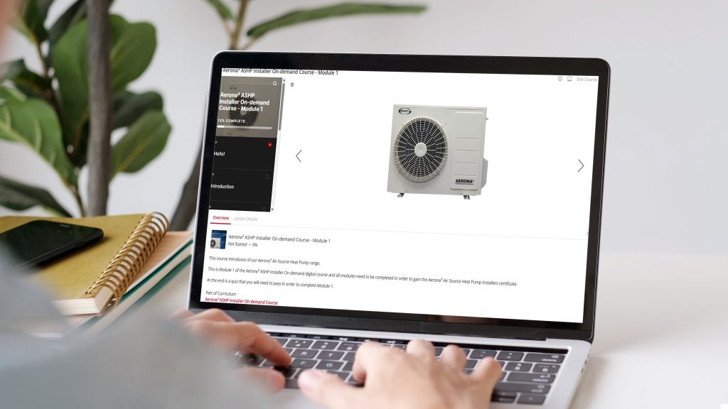 Grant online heat pump training
