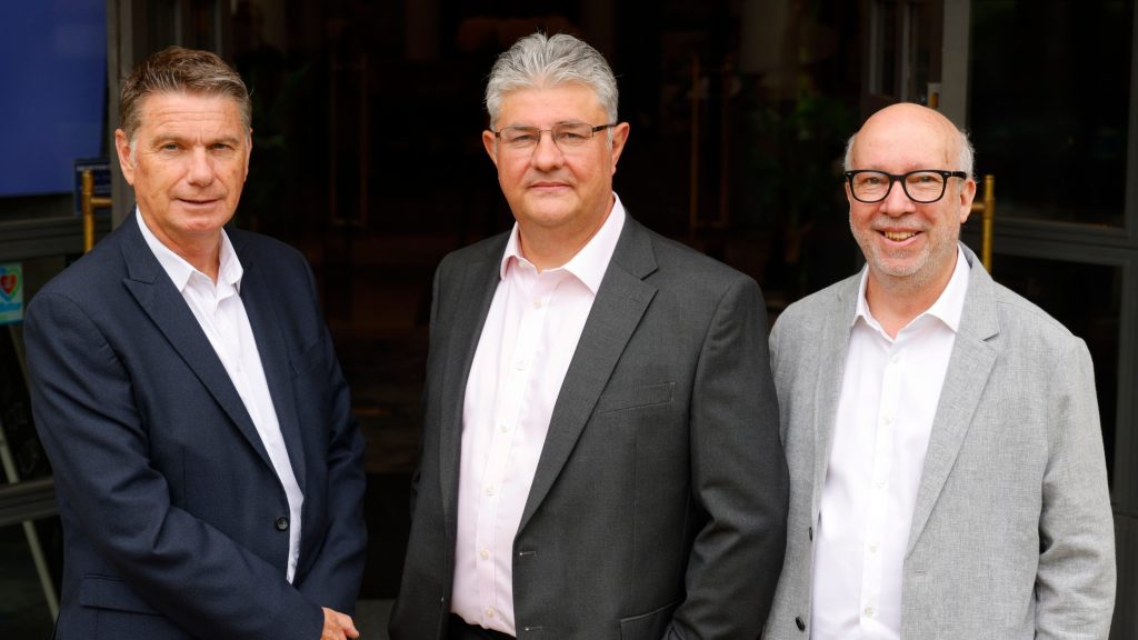 Adrian Lightwood,Paul Rose and Malcolm Farrow of OFTEC
