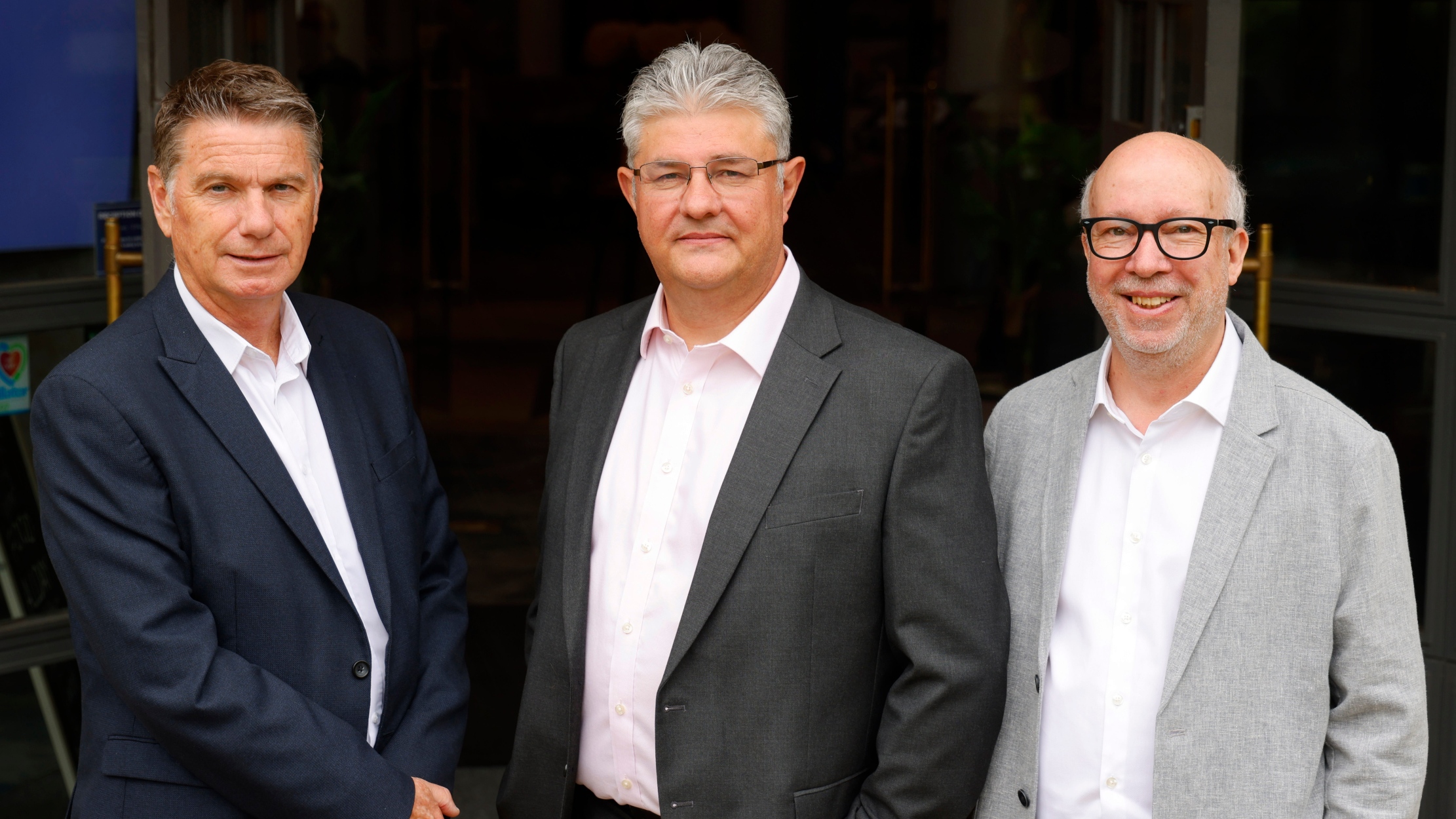 Adrian Lightwood,Paul Rose and Malcolm Farrow of OFTEC