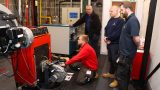 A Riello burner training course.