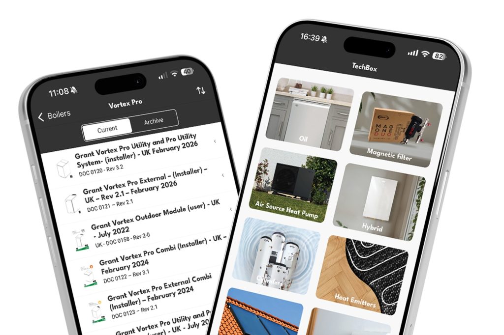 Grant UK TechBox app on iphone