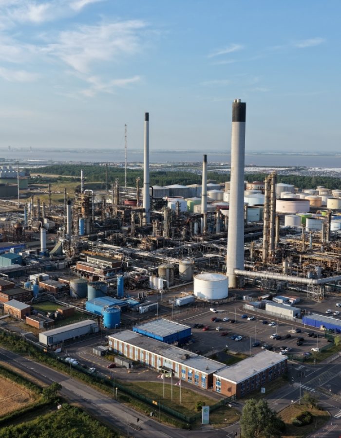 Lindsey Oil Refinery in North East England R